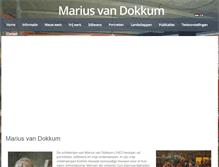 Tablet Screenshot of mariusvandokkum.nl